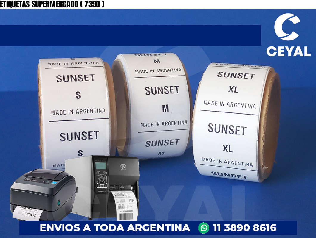 ETIQUETAS SUPERMERCADO ( 7390 )