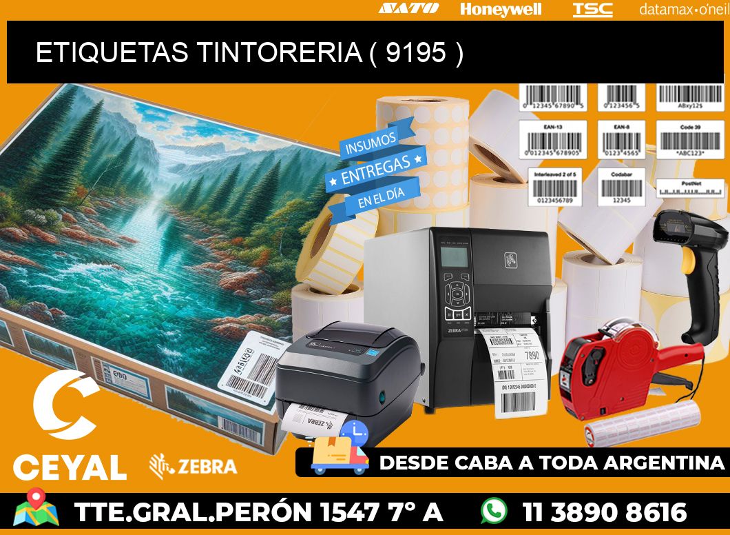 ETIQUETAS TINTORERIA ( 9195 )