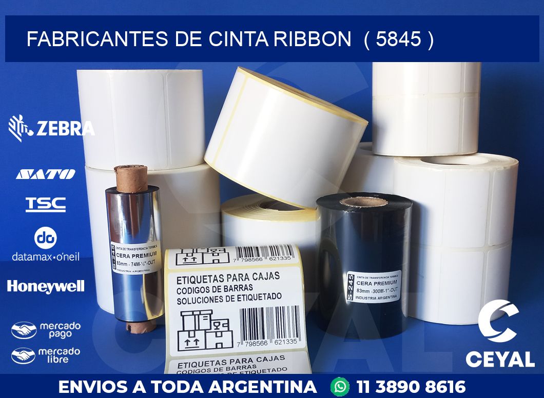 FABRICANTES DE CINTA RIBBON  ( 5845 )
