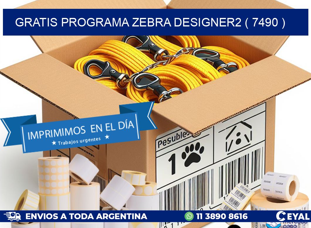 GRATIS PROGRAMA ZEBRA DESIGNER2 ( 7490 )