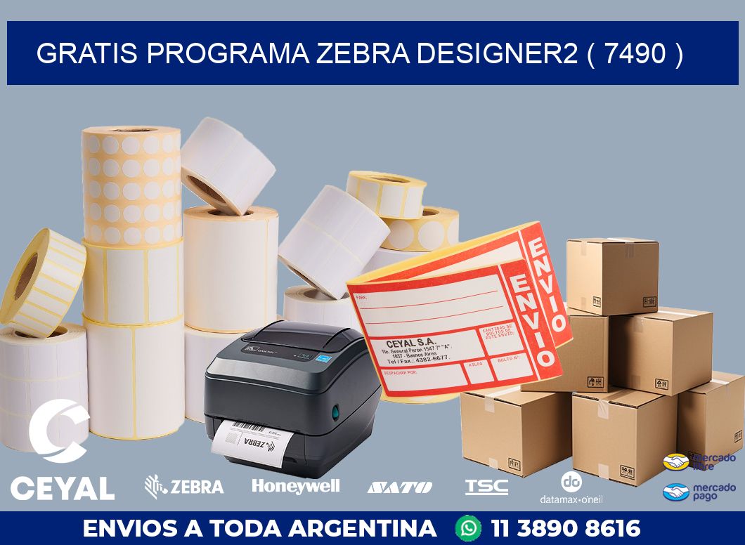 GRATIS PROGRAMA ZEBRA DESIGNER2 ( 7490 )