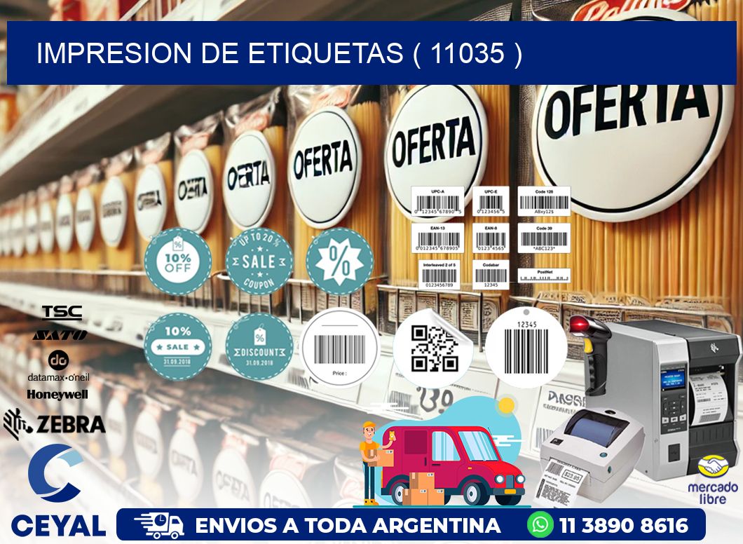 IMPRESION DE ETIQUETAS ( 11035 )