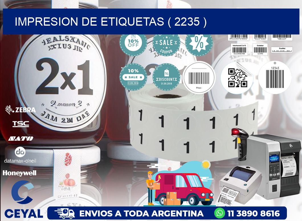 IMPRESION DE ETIQUETAS ( 2235 )