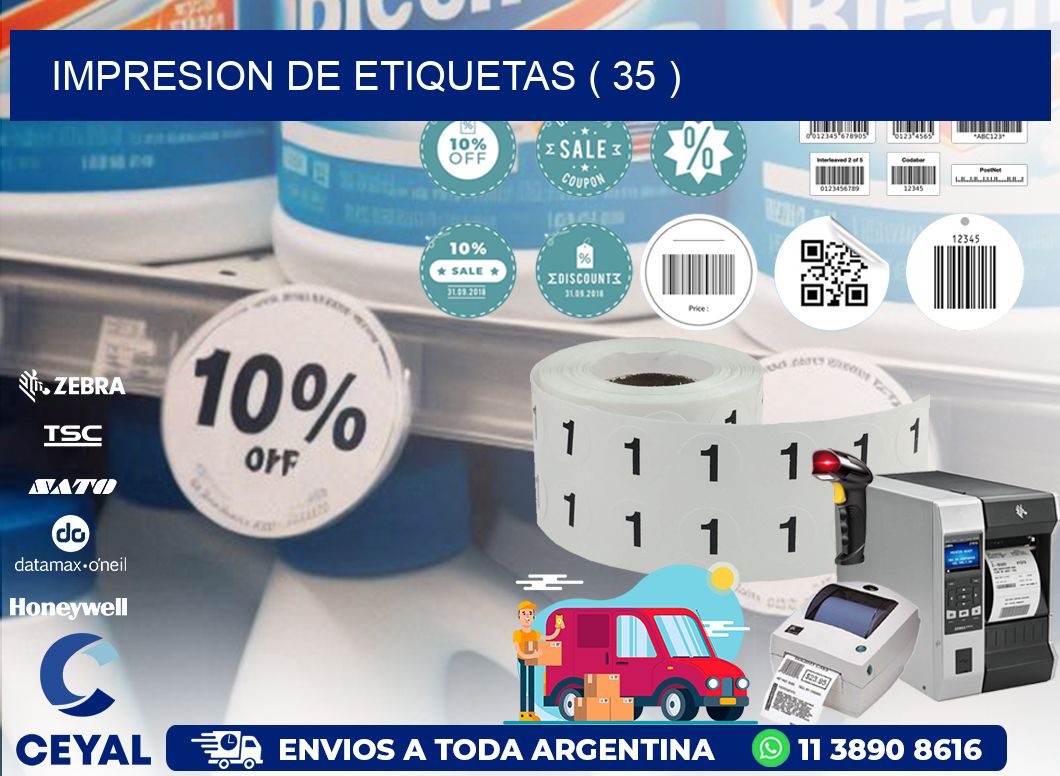 IMPRESION DE ETIQUETAS ( 35 )