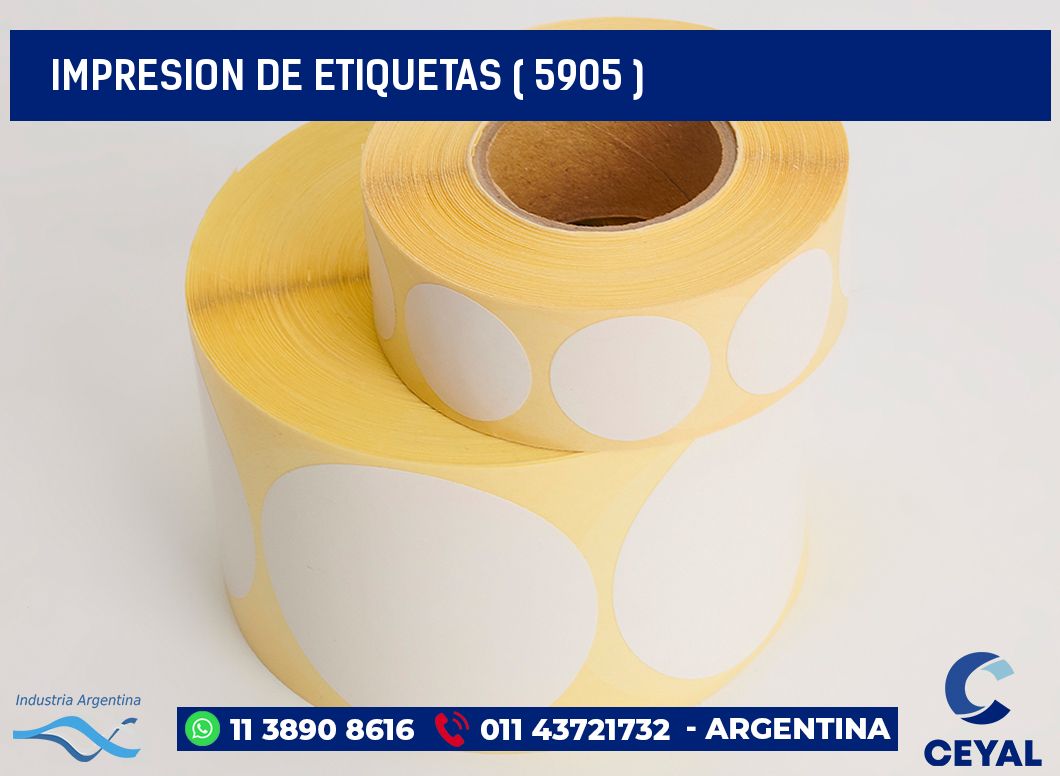 IMPRESION DE ETIQUETAS ( 5905 )