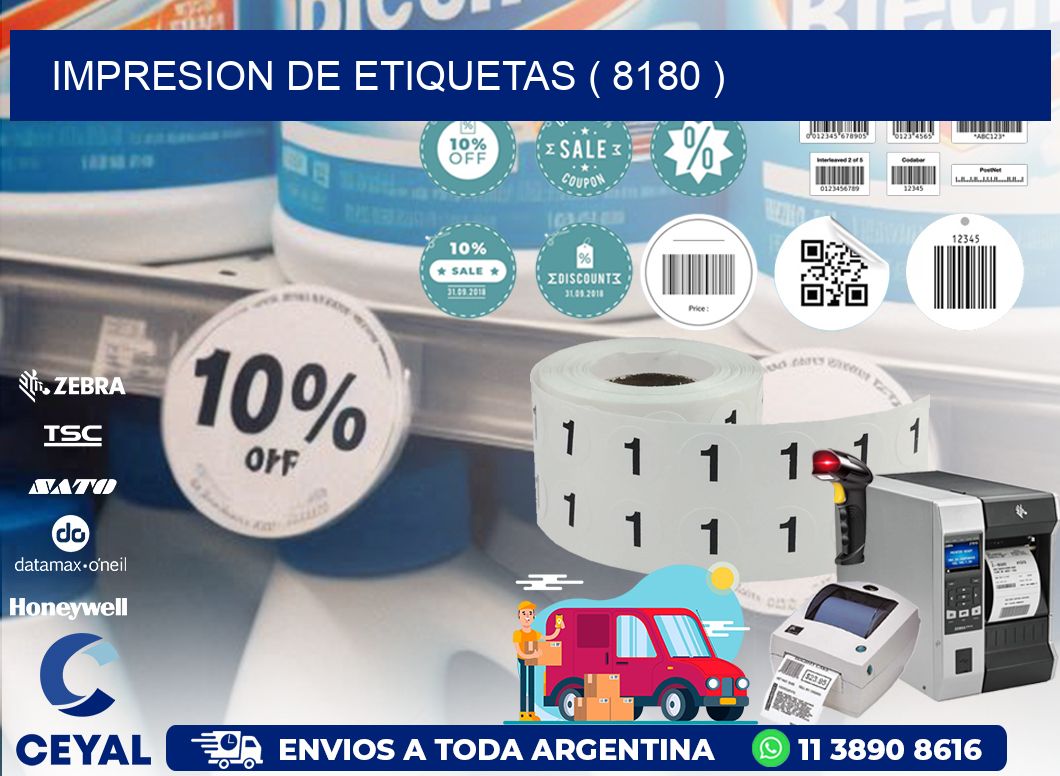 IMPRESION DE ETIQUETAS ( 8180 )