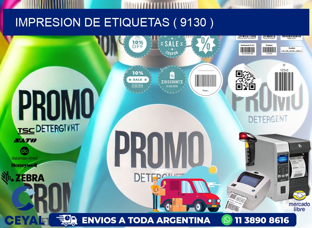IMPRESION DE ETIQUETAS ( 9130 )