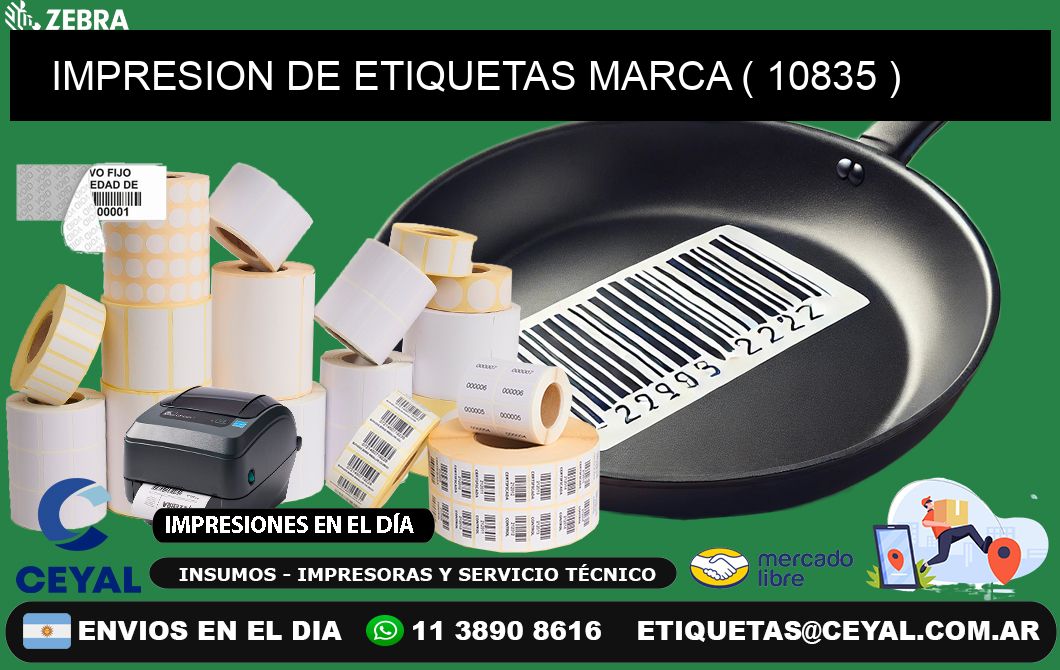 IMPRESION DE ETIQUETAS MARCA ( 10835 )