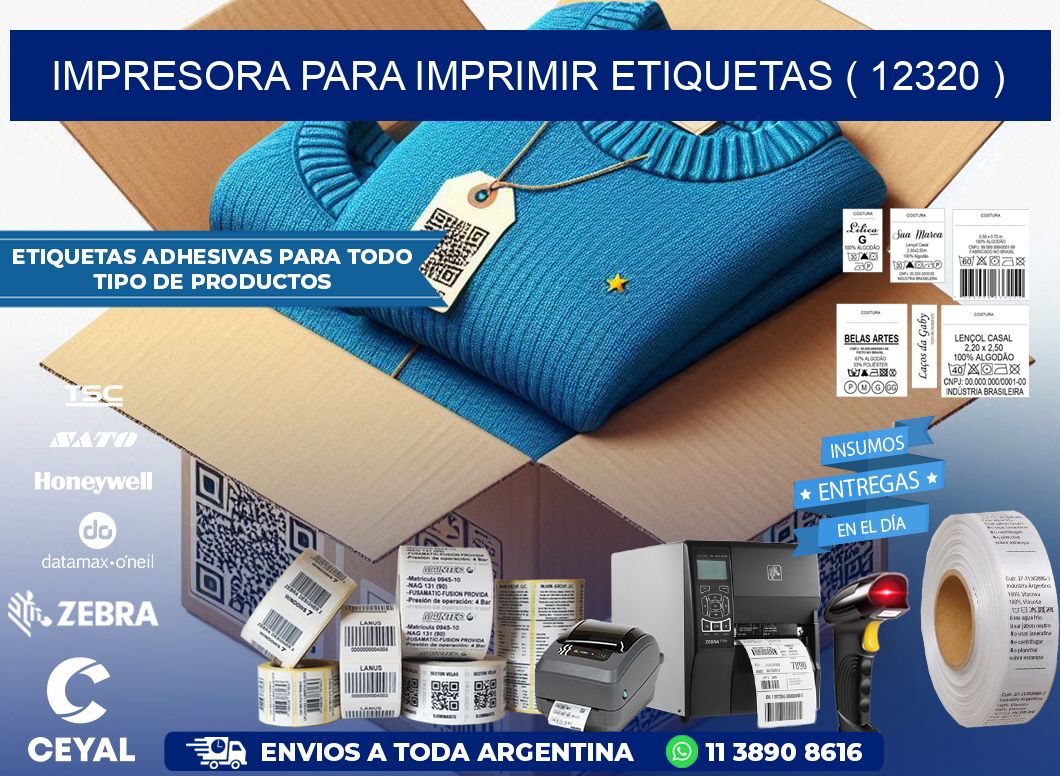 IMPRESORA PARA IMPRIMIR ETIQUETAS ( 12320 )