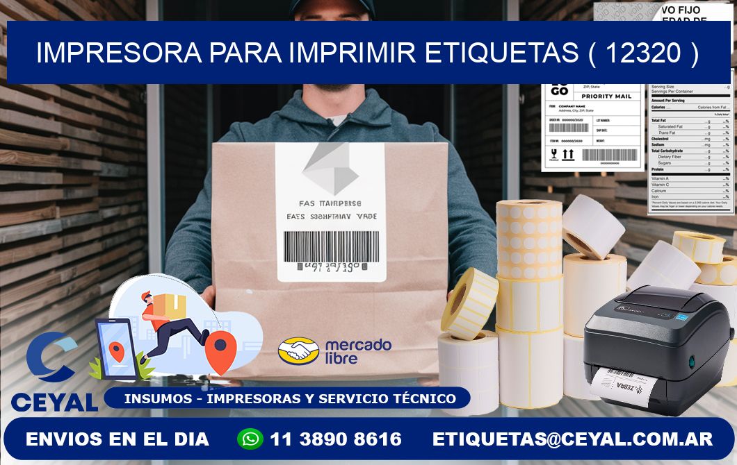 IMPRESORA PARA IMPRIMIR ETIQUETAS ( 12320 )