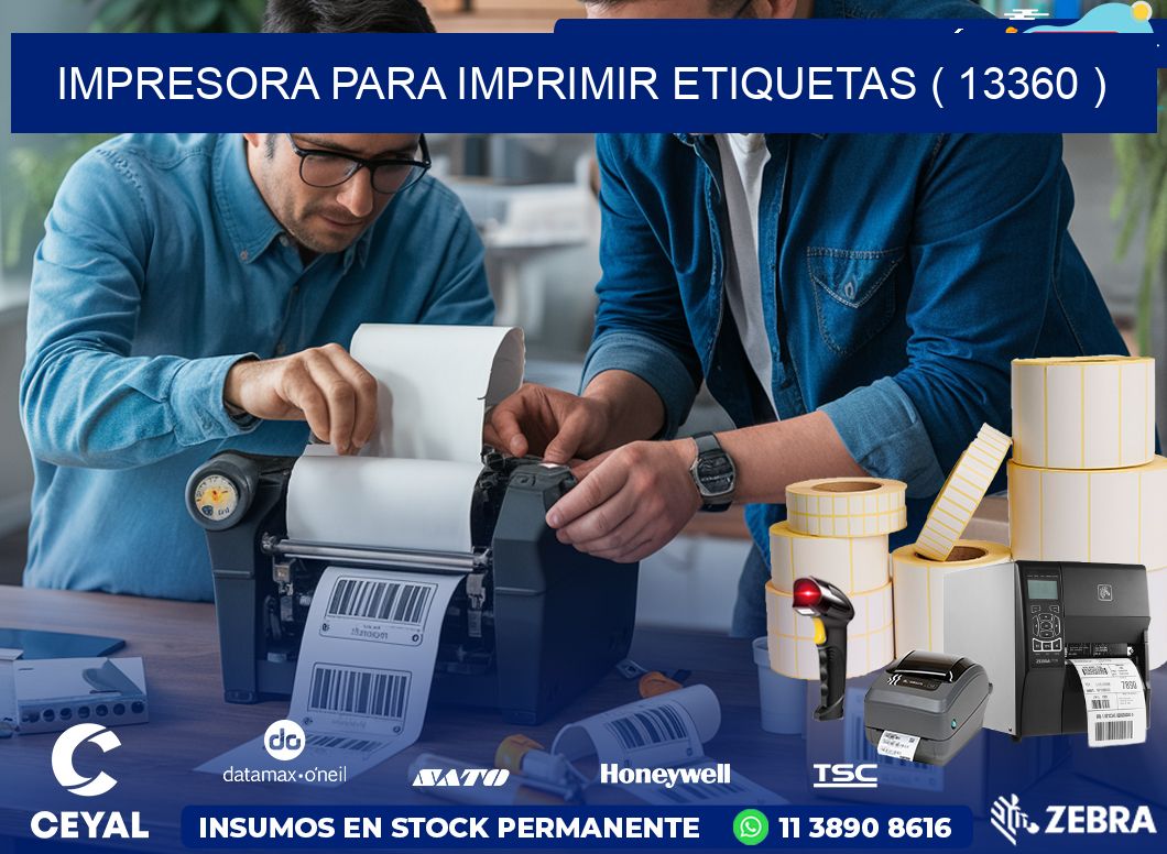 IMPRESORA PARA IMPRIMIR ETIQUETAS ( 13360 )