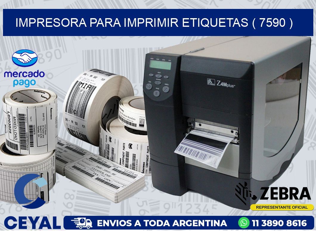 IMPRESORA PARA IMPRIMIR ETIQUETAS ( 7590 )