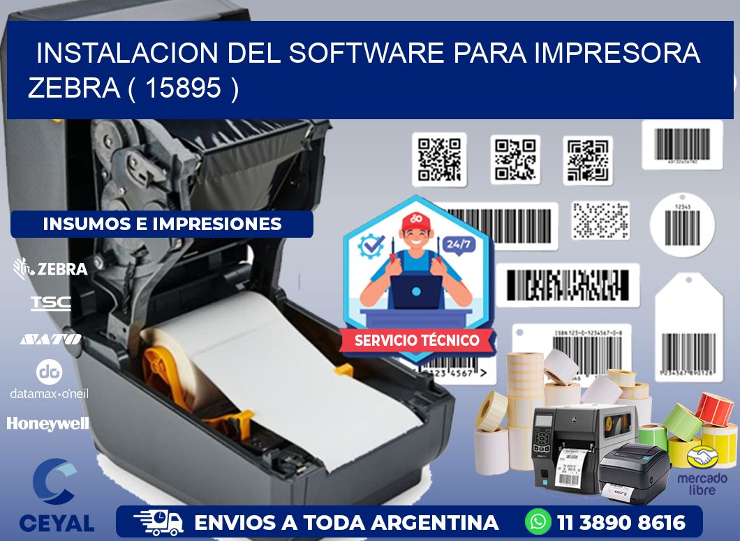 INSTALACION DEL SOFTWARE PARA IMPRESORA ZEBRA ( 15895 )