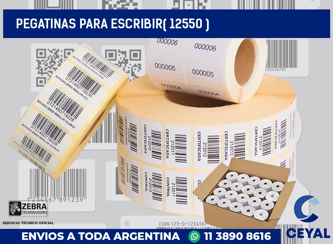PEGATINAS PARA ESCRIBIR( 12550 )
