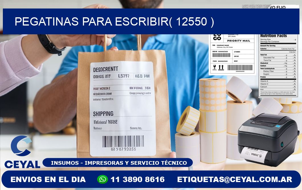 PEGATINAS PARA ESCRIBIR( 12550 )
