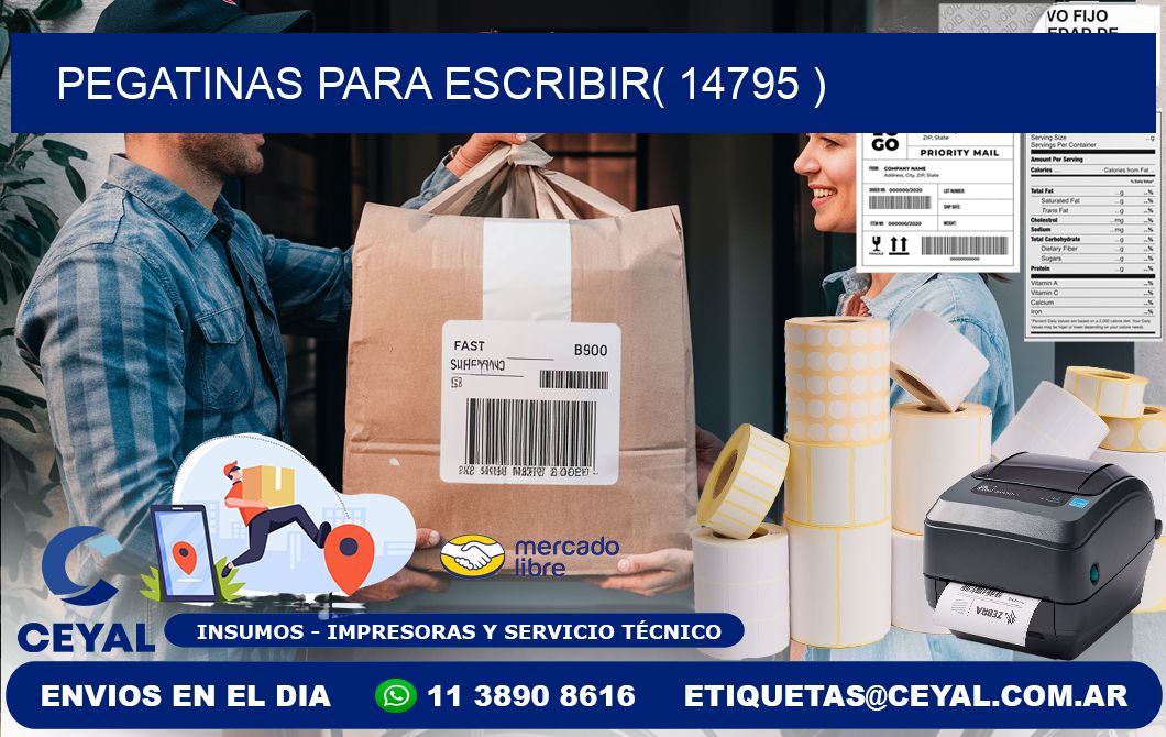 PEGATINAS PARA ESCRIBIR( 14795 )