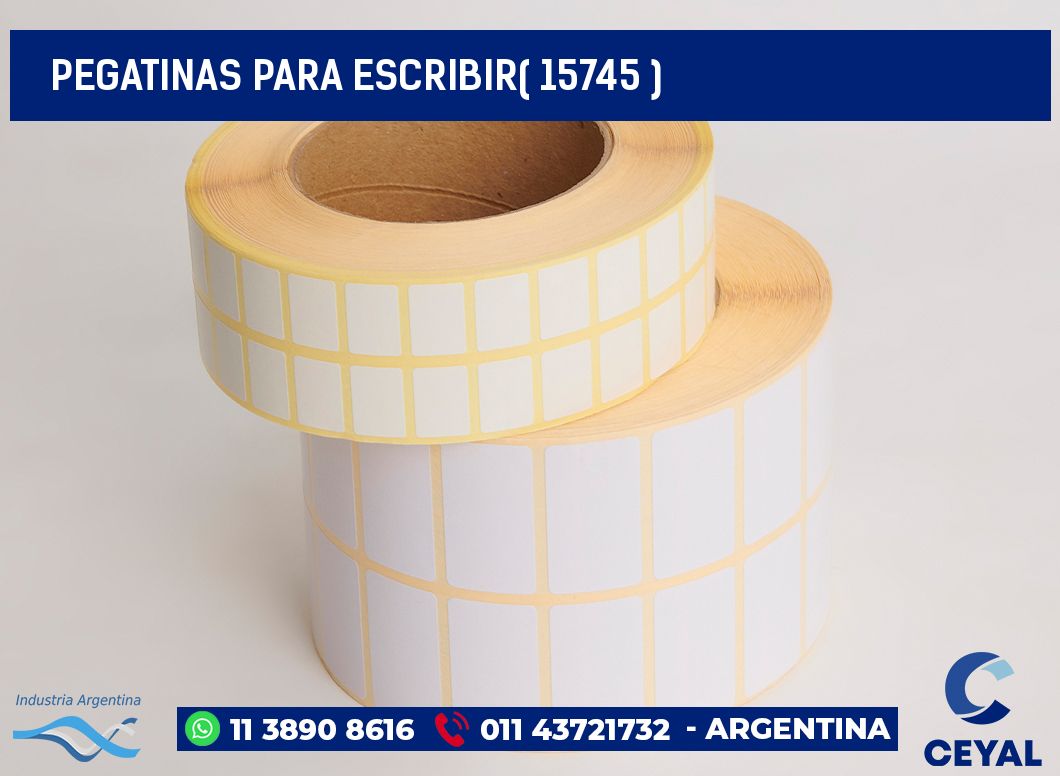 PEGATINAS PARA ESCRIBIR( 15745 )