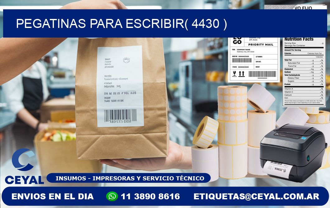 PEGATINAS PARA ESCRIBIR( 4430 )