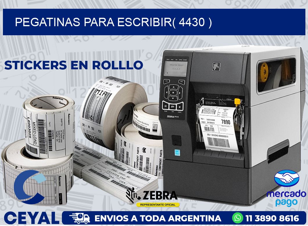 PEGATINAS PARA ESCRIBIR( 4430 )