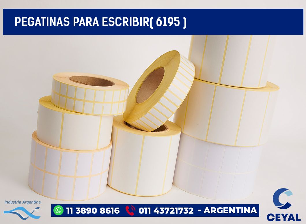 PEGATINAS PARA ESCRIBIR( 6195 )