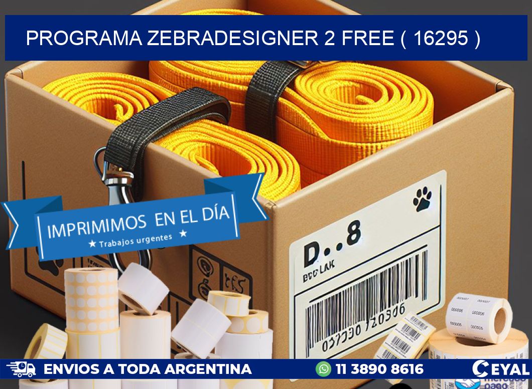 PROGRAMA ZEBRADESIGNER 2 FREE ( 16295 )