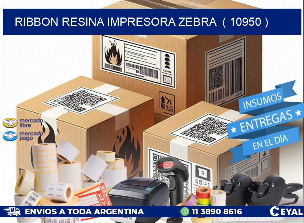 RIBBON RESINA IMPRESORA ZEBRA ( 10950 )