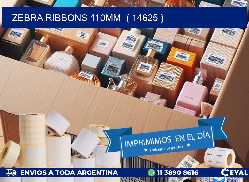 ZEBRA RIBBONS 110MM  ( 14625 )