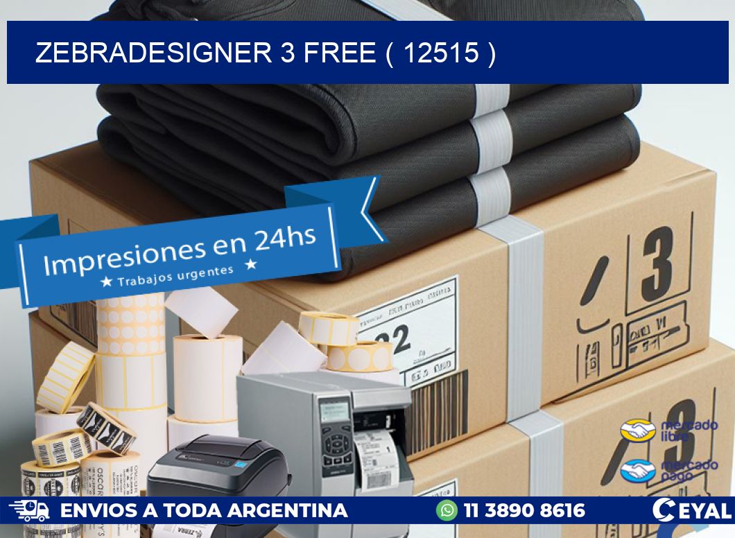 ZEBRADESIGNER 3 FREE ( 12515 )