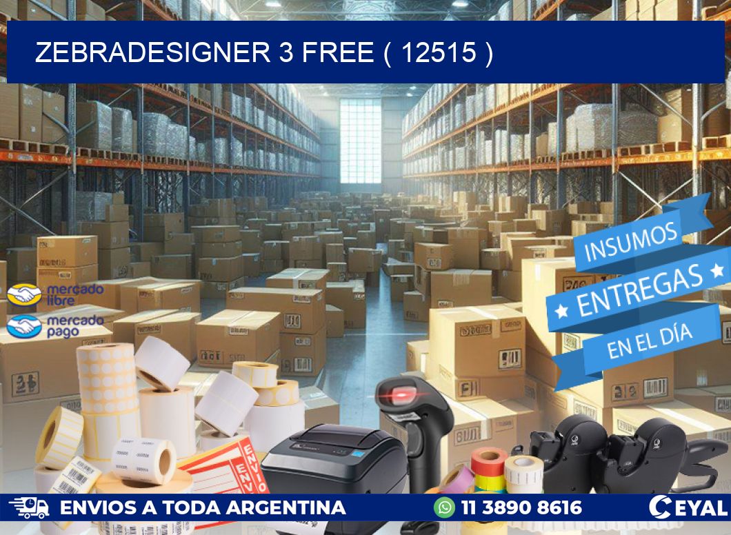 ZEBRADESIGNER 3 FREE ( 12515 )