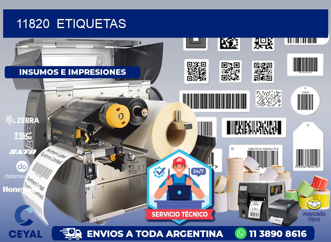 11820  ETIQUETAS