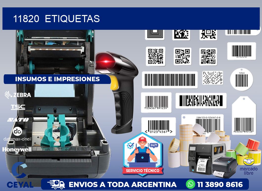 11820  ETIQUETAS