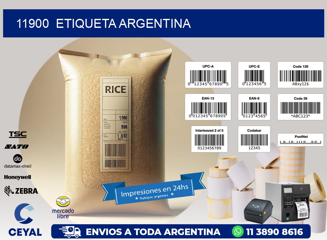 11900 ETIQUETA ARGENTINA
