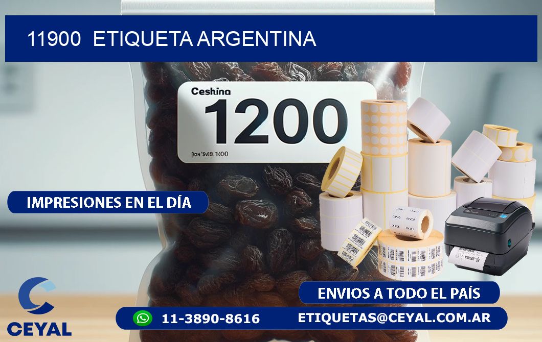 11900  ETIQUETA ARGENTINA