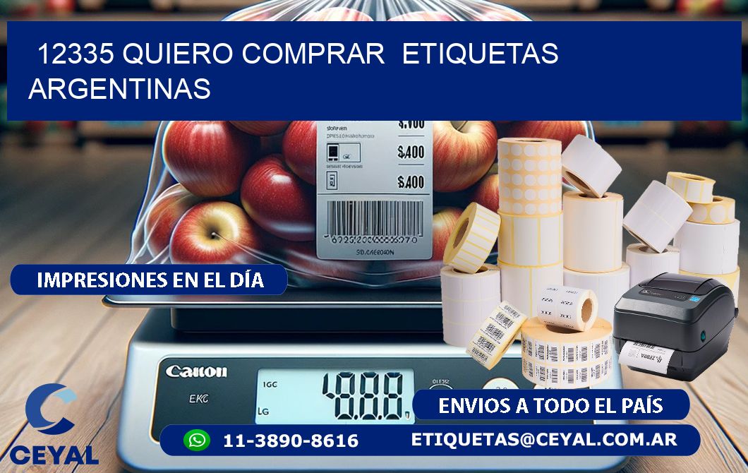12335 QUIERO COMPRAR ETIQUETAS ARGENTINAS