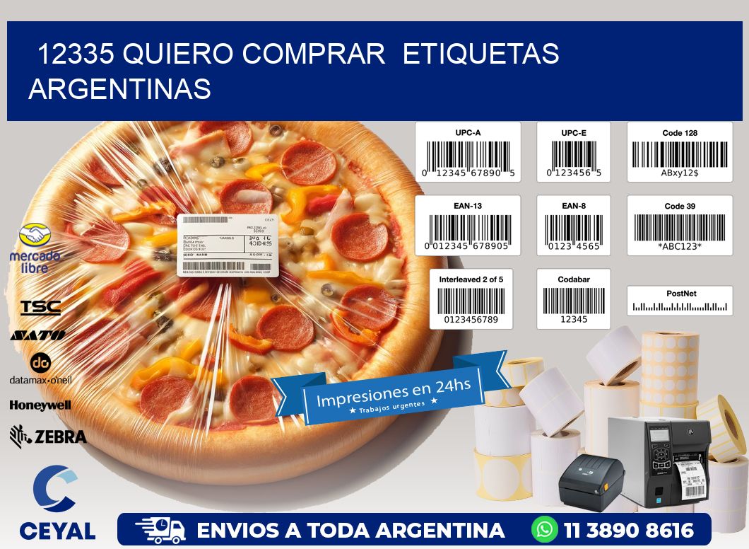 12335 QUIERO COMPRAR ETIQUETAS ARGENTINAS