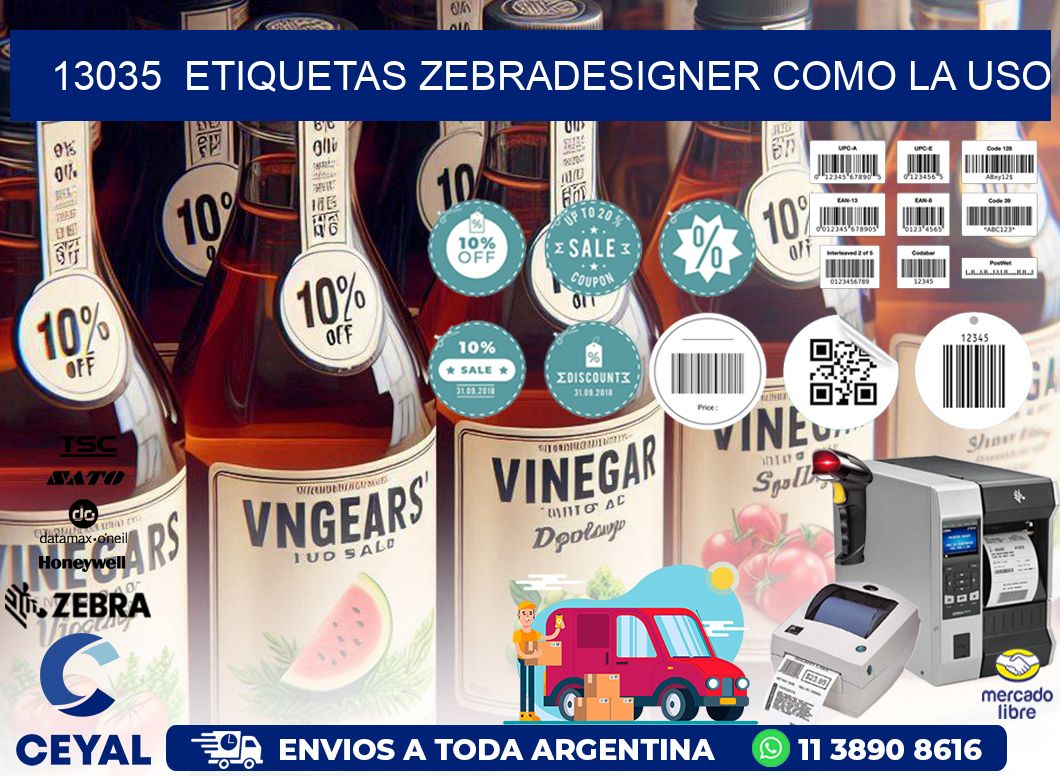 13035  ETIQUETAS ZEBRADESIGNER COMO LA USO