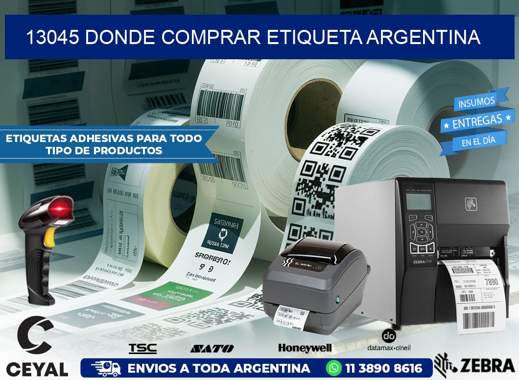 13045 DONDE COMPRAR ETIQUETA ARGENTINA
