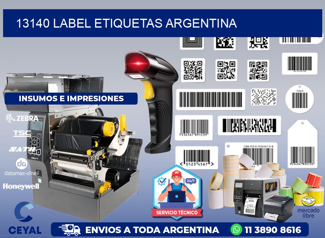 13140 LABEL ETIQUETAS ARGENTINA