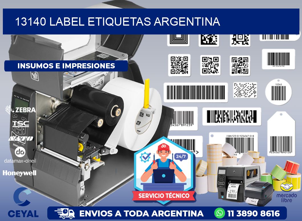 13140 LABEL ETIQUETAS ARGENTINA