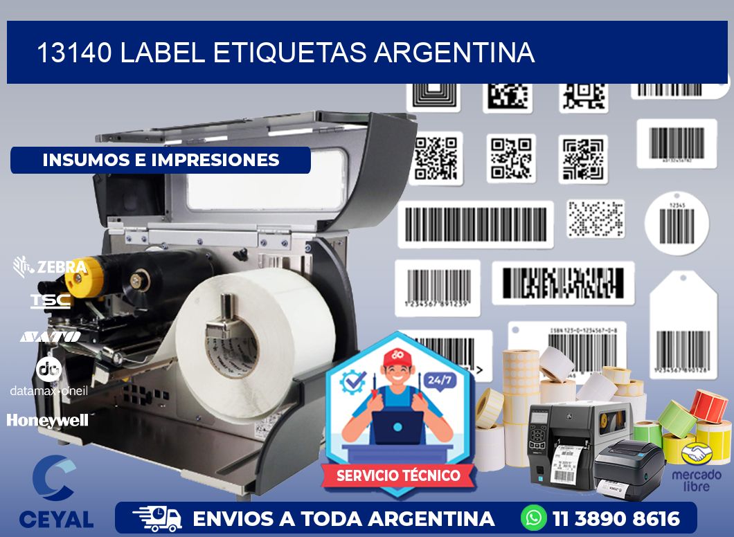 13140 LABEL ETIQUETAS ARGENTINA