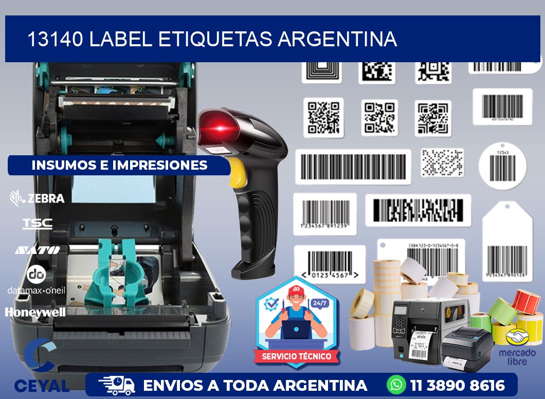 13140 LABEL ETIQUETAS ARGENTINA