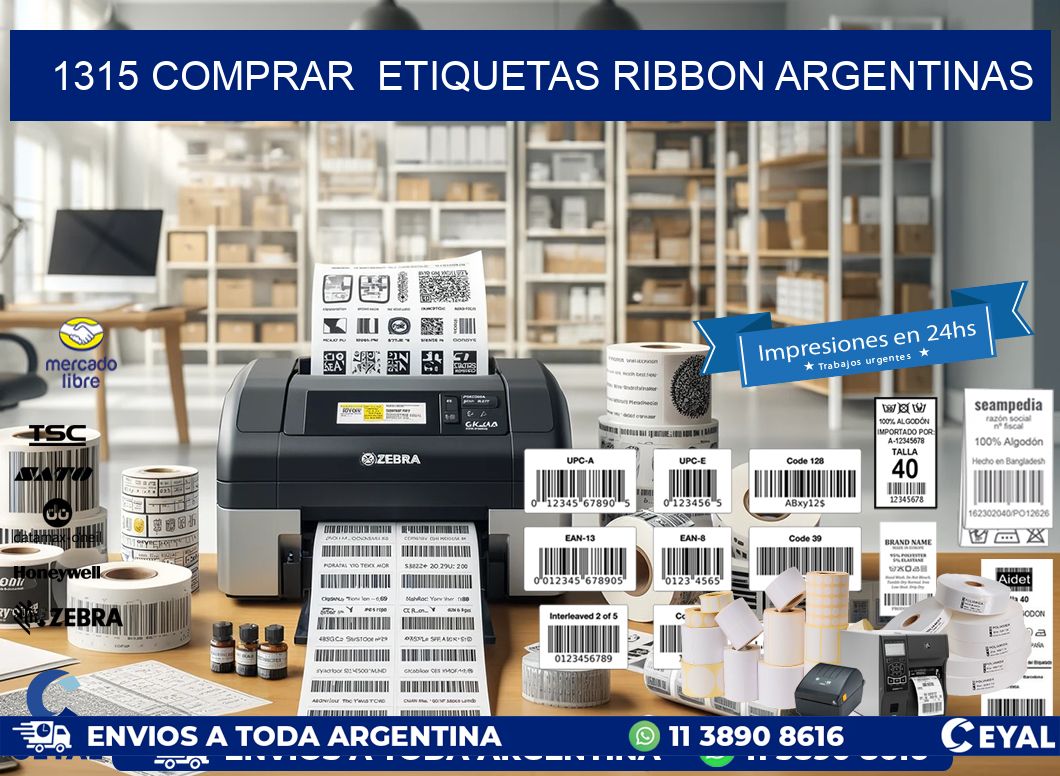 1315 COMPRAR ETIQUETAS RIBBON ARGENTINAS