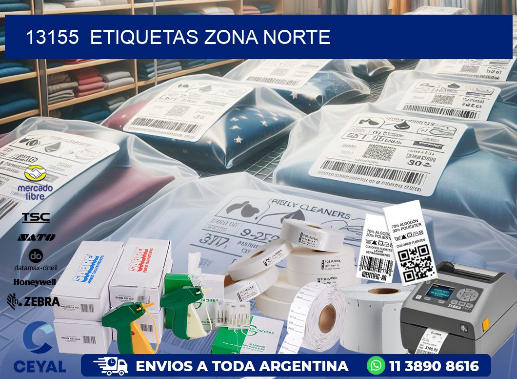 13155  ETIQUETAS ZONA NORTE