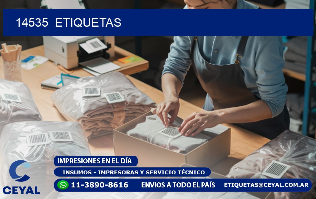 14535  ETIQUETAS