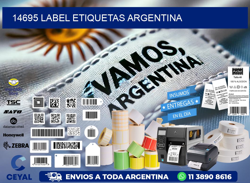 14695 LABEL ETIQUETAS ARGENTINA