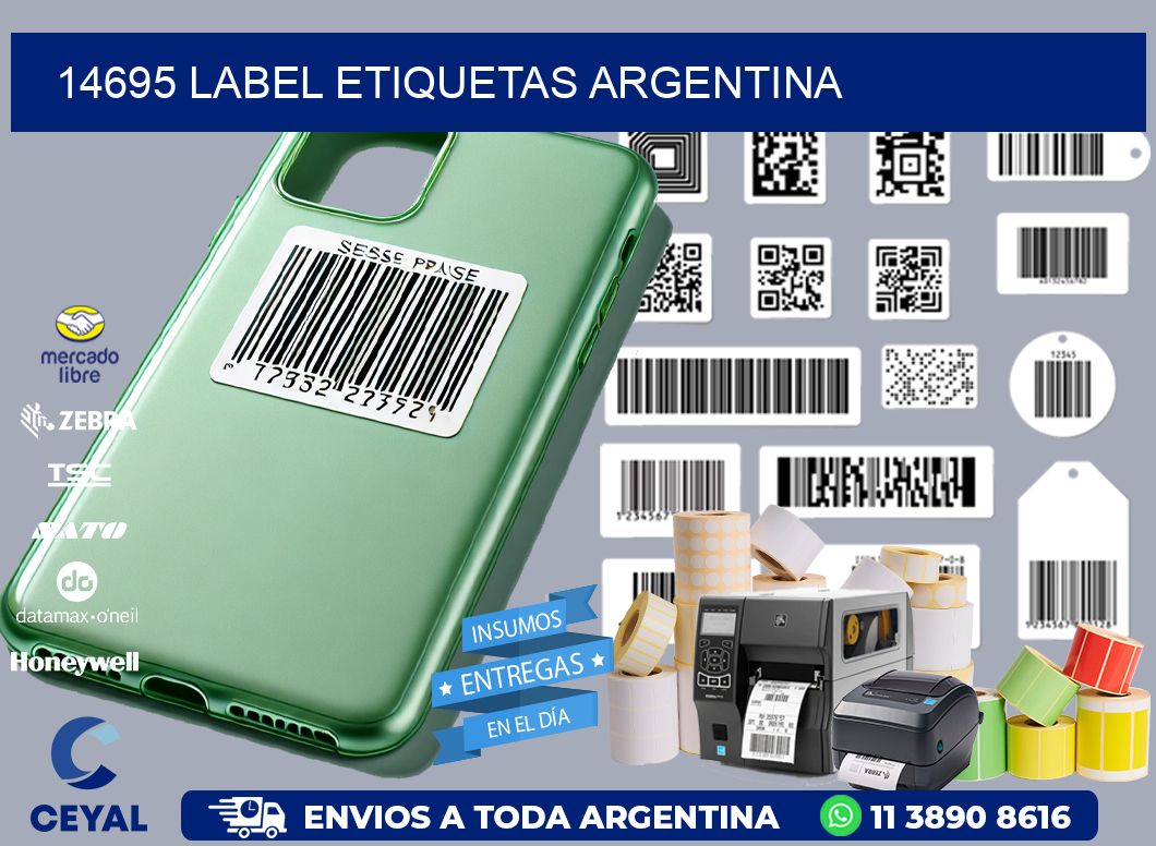 14695 LABEL ETIQUETAS ARGENTINA
