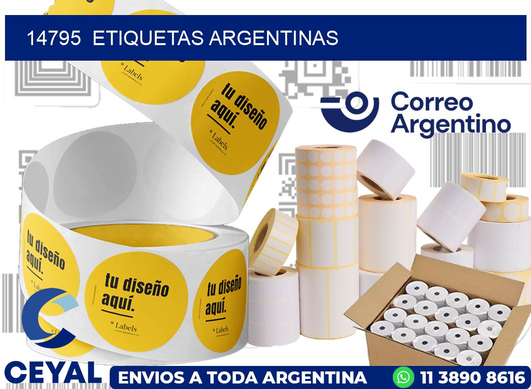 14795  ETIQUETAS ARGENTINAS