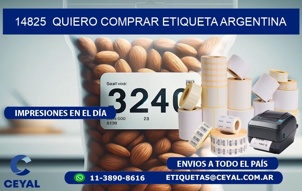 14825 QUIERO COMPRAR ETIQUETA ARGENTINA