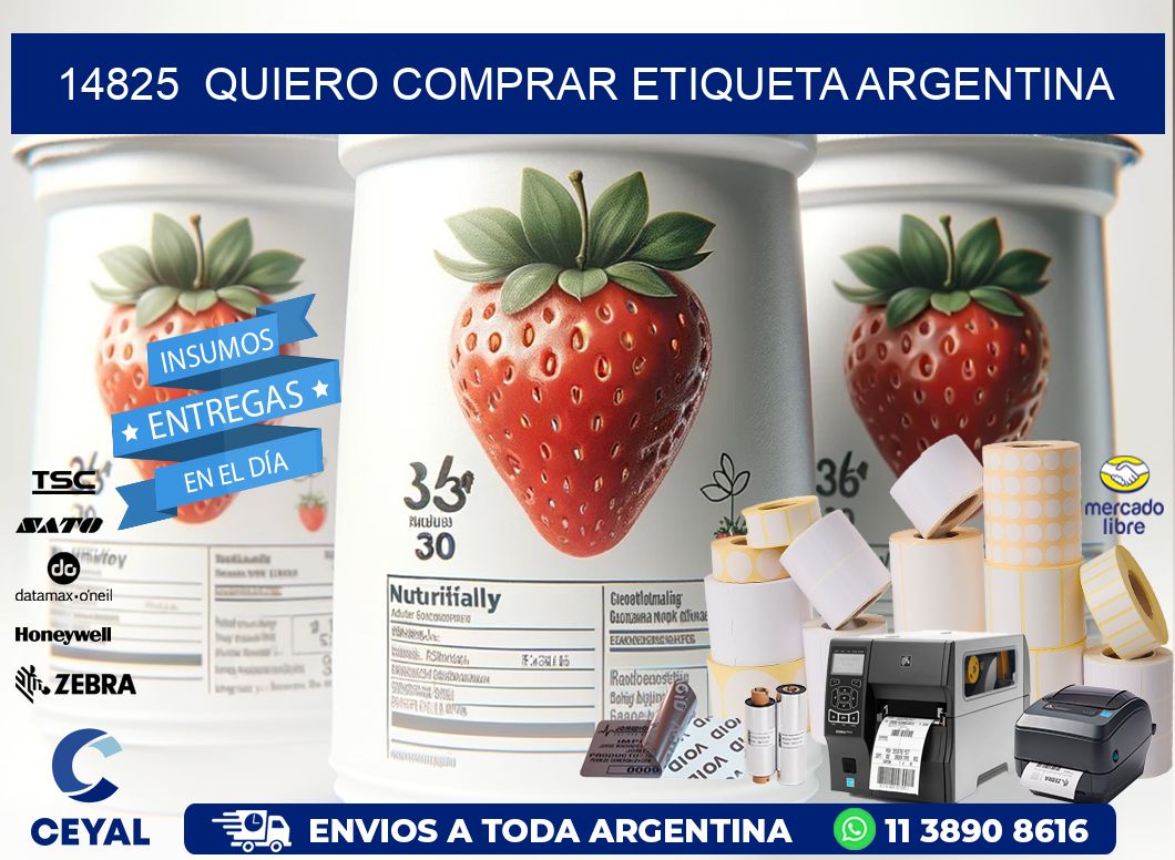 14825 QUIERO COMPRAR ETIQUETA ARGENTINA