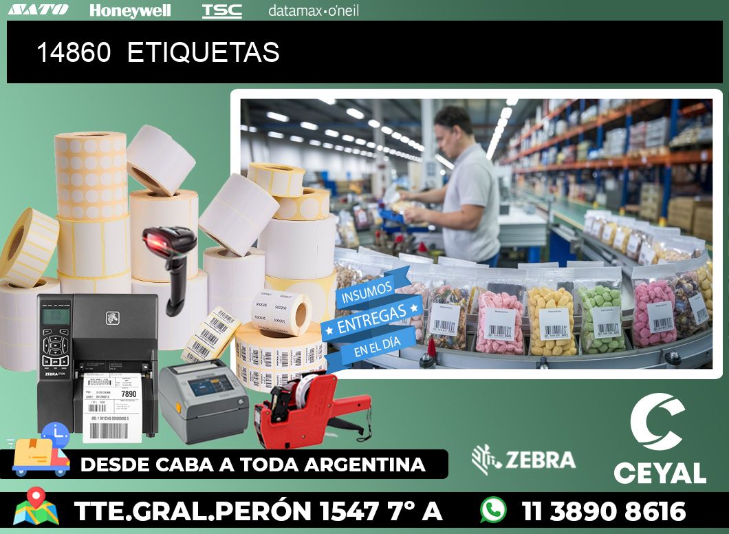 14860  ETIQUETAS